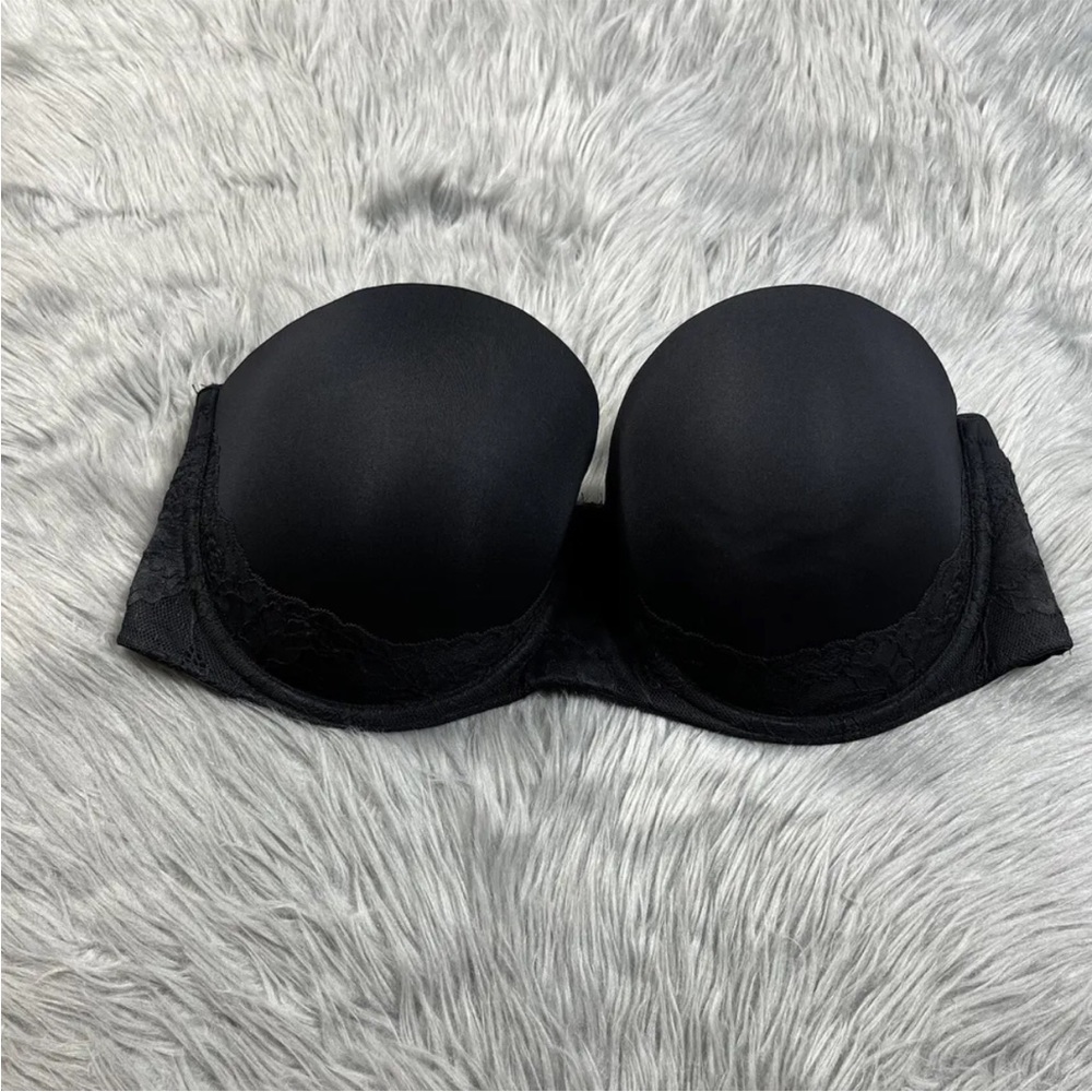 Torrid Curve Push Up Strapless Bra Black 40F